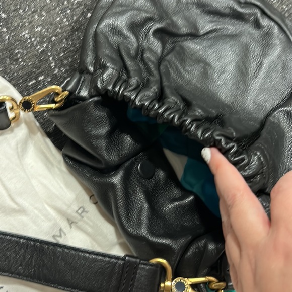 Marc by Marc Jacobs Black Leather Shoulder Bag - Picture 8 of 10
